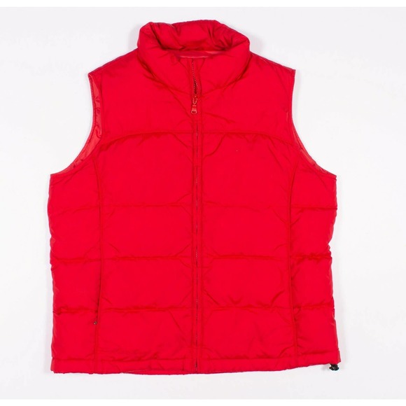 Eddie Bauer Red Goose Down Puffer Vest